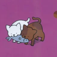 A5クリアファイル ねこ