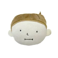 ぬいぐるみフェイスバッジ『おしっこちょっぴりもれたろう』