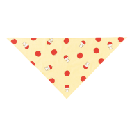 三角巾　ベージュ『りんごかもしれない』