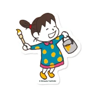 ステッカー　みずたま　ホワイト【それしか ないわけ ないでしょう】【絵本のステッカー】