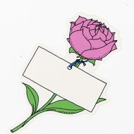 大どろぼうの予告状ステッカー